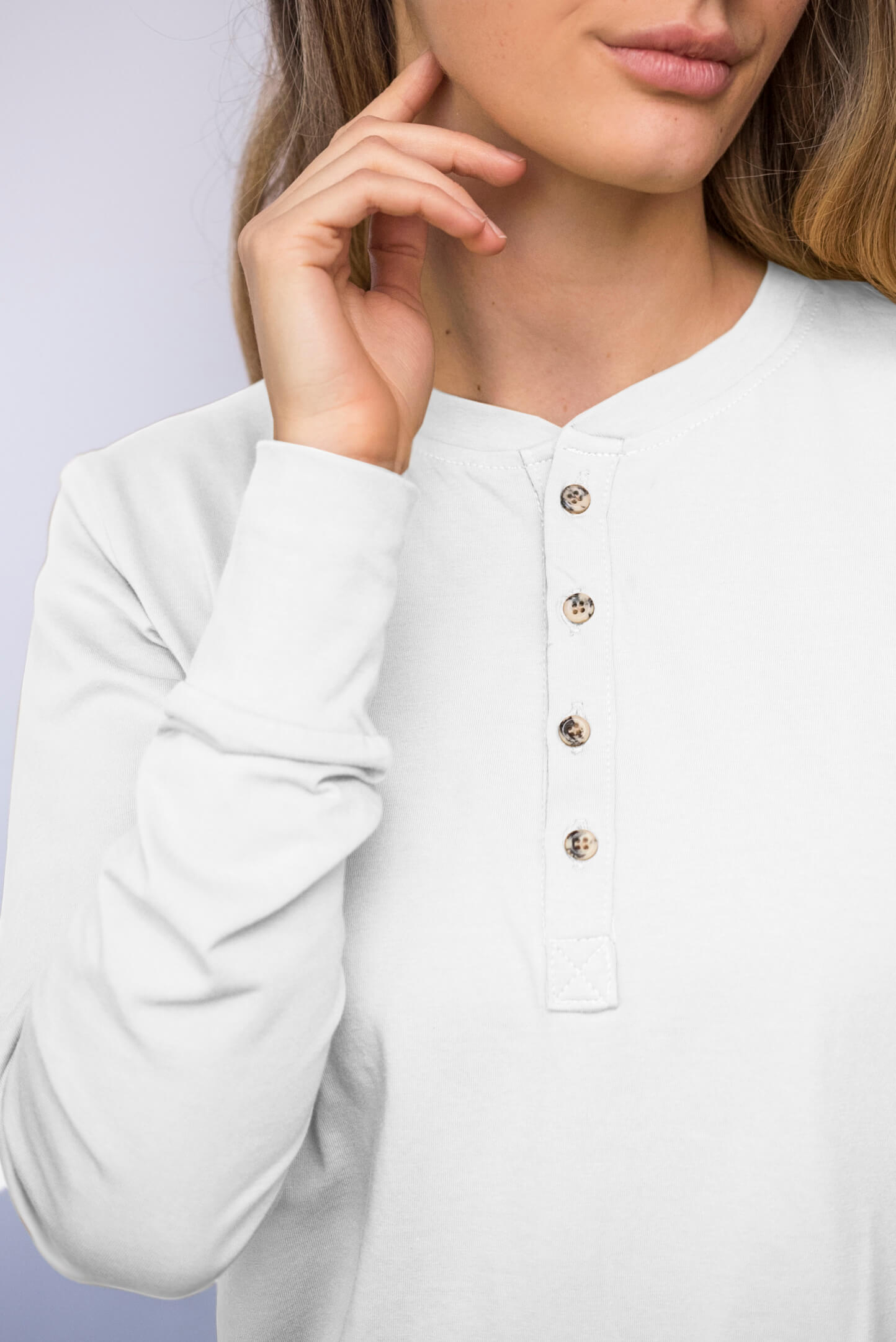 Polera Henley Pima