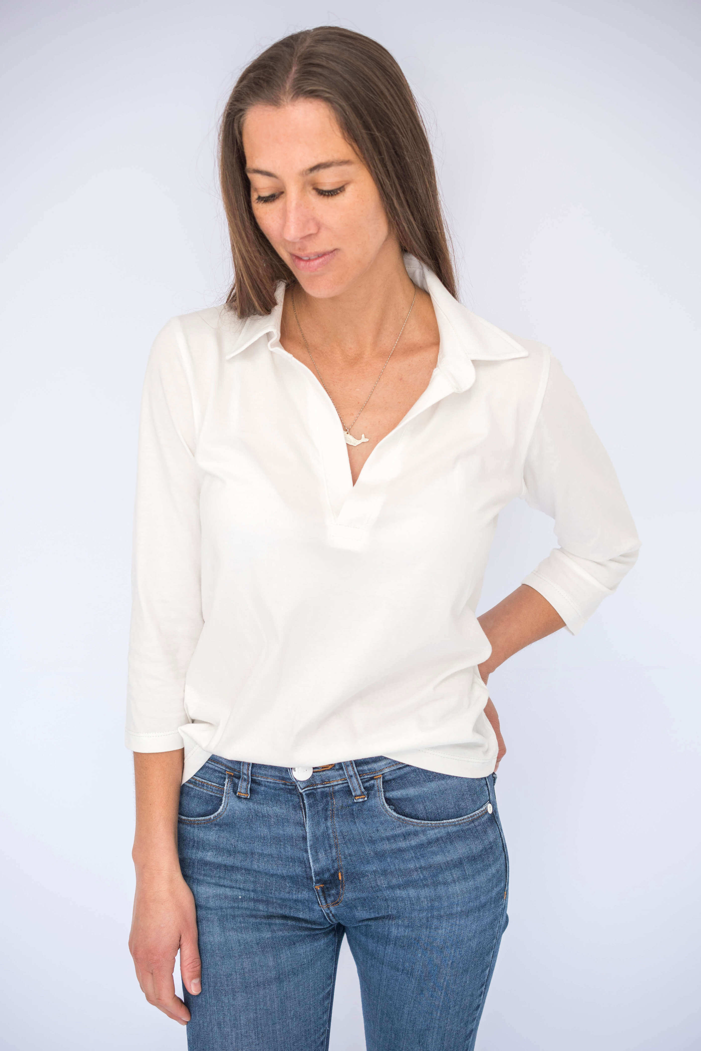 Polera Shirt Neck Pima