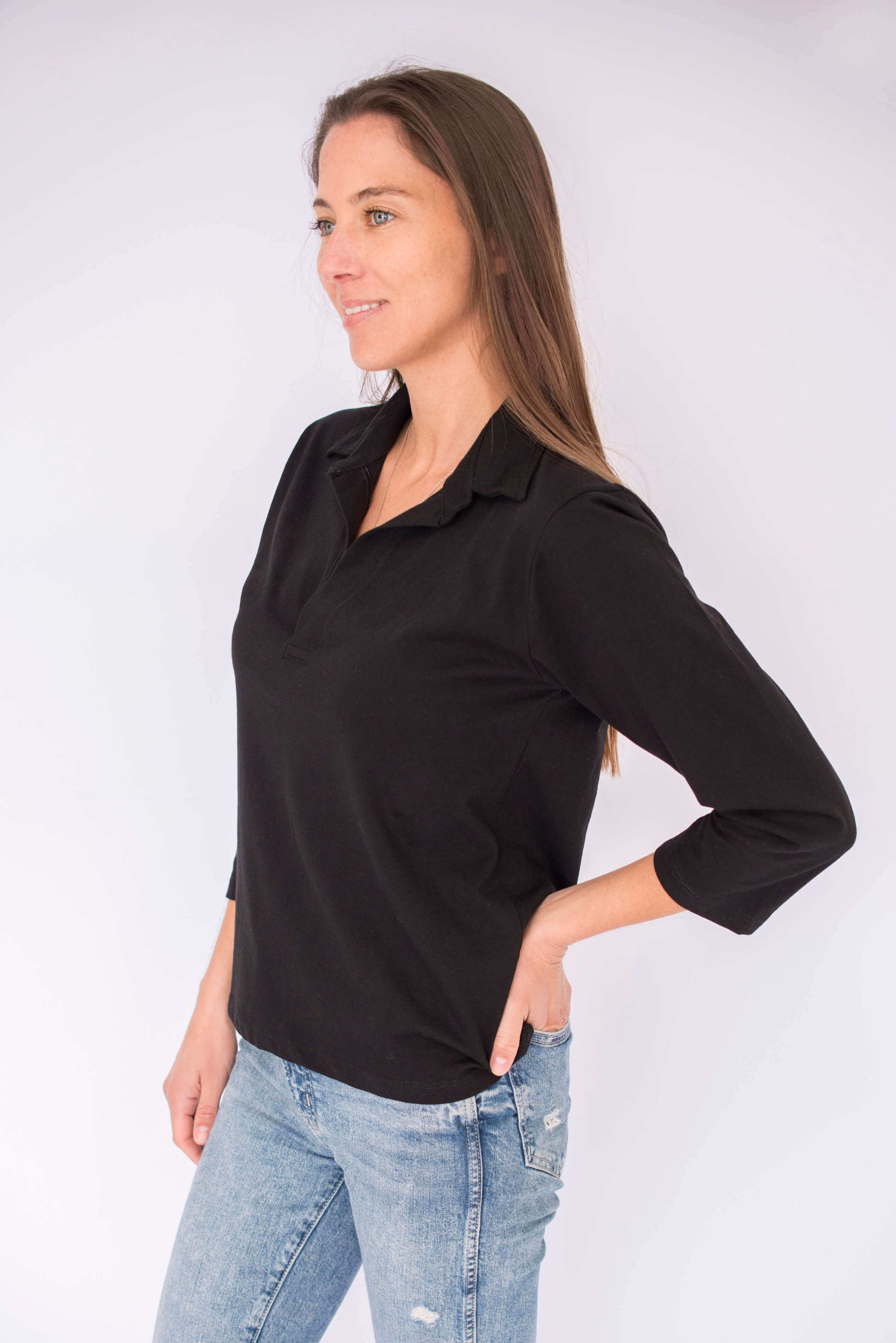 Polera Shirt Neck Pima