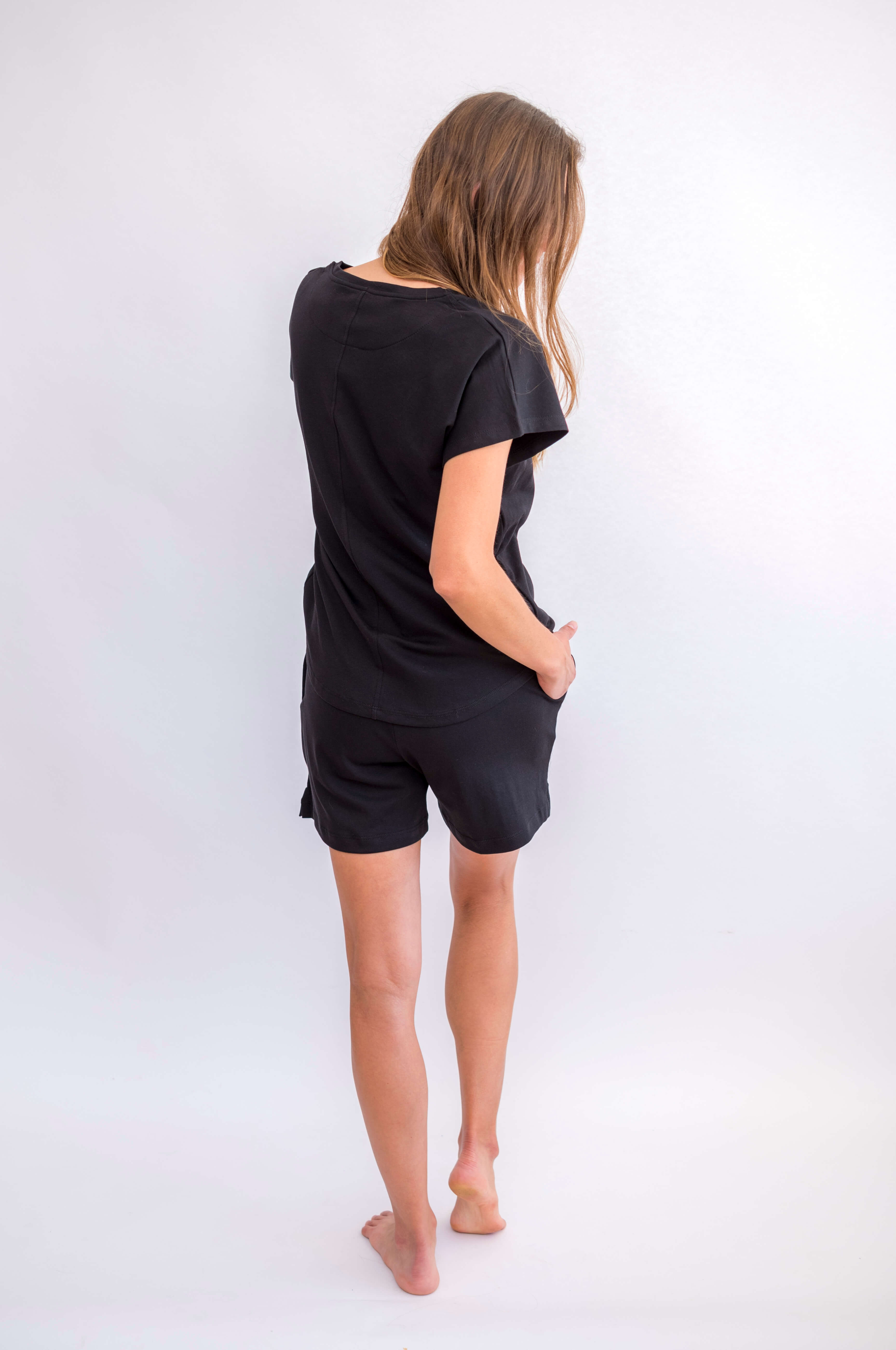 Ro - Pijama Pima Cuello V y Short
