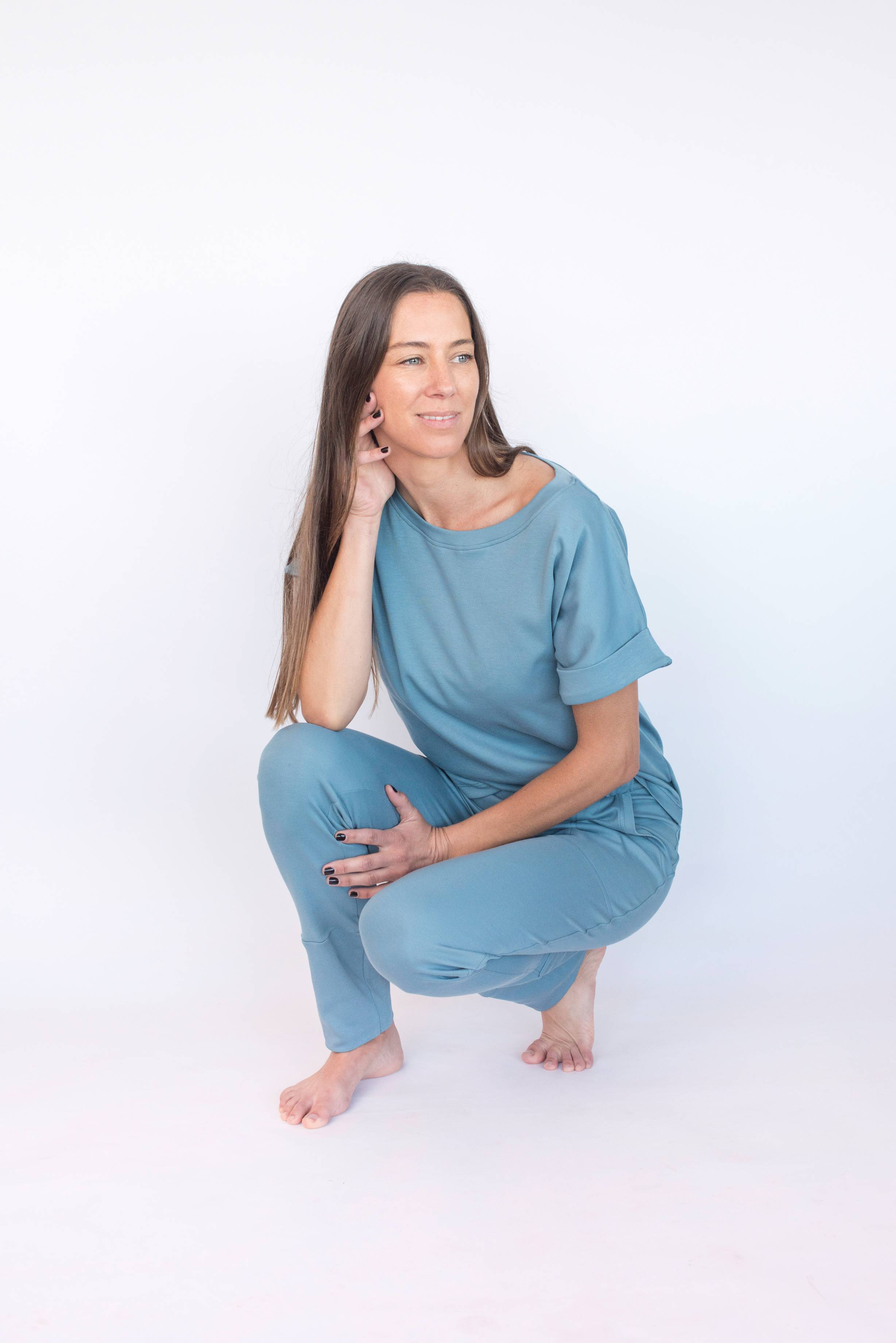 Nyde Manga Corta - Polera y Pantalón Pima