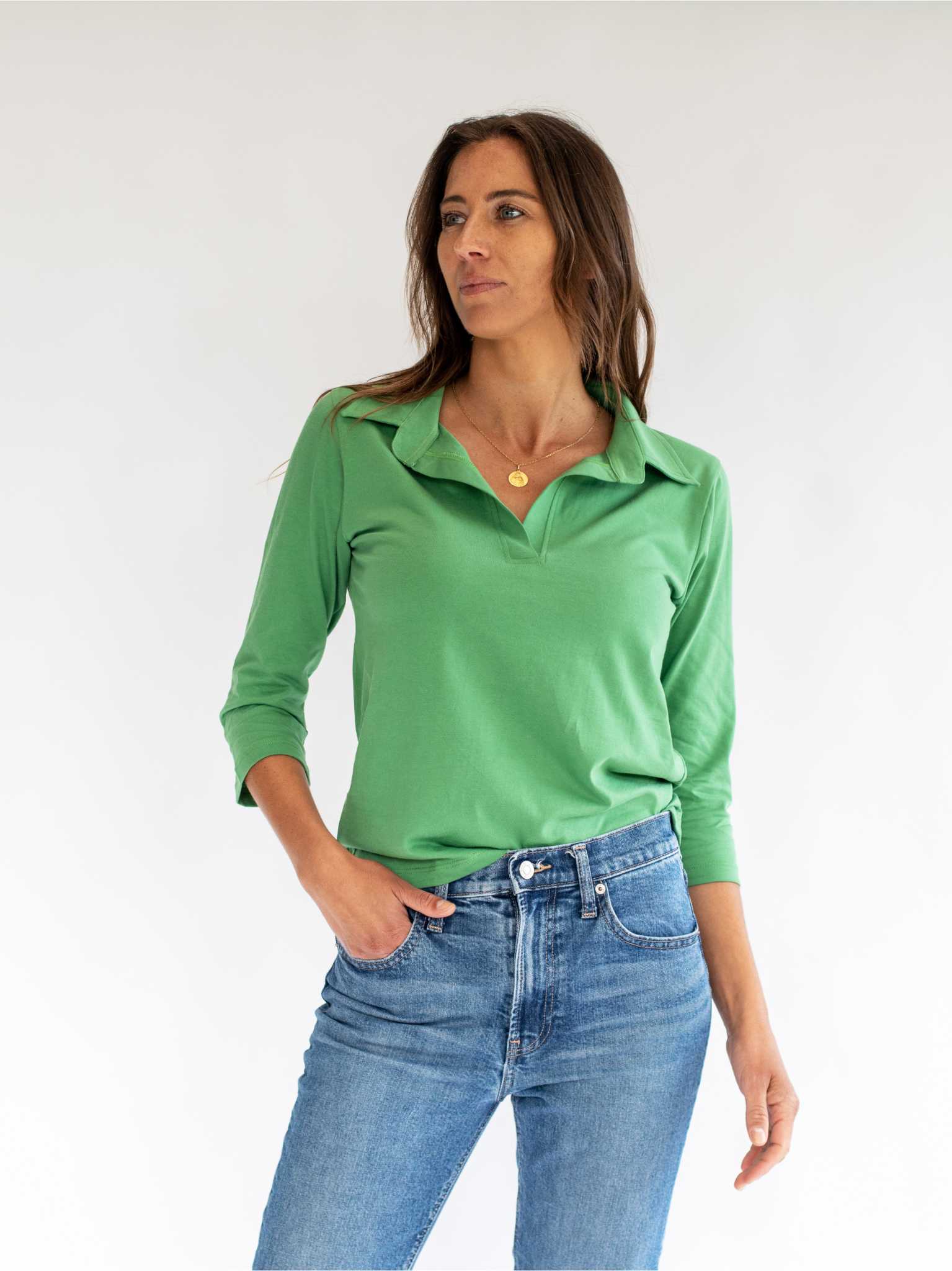 Polera Shirt Neck Pima